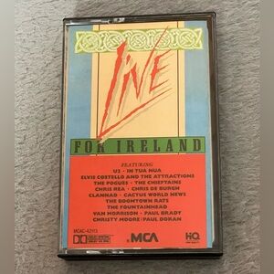 Live for Ireland Cassette Tape PLEASE READ DESCRIPTION